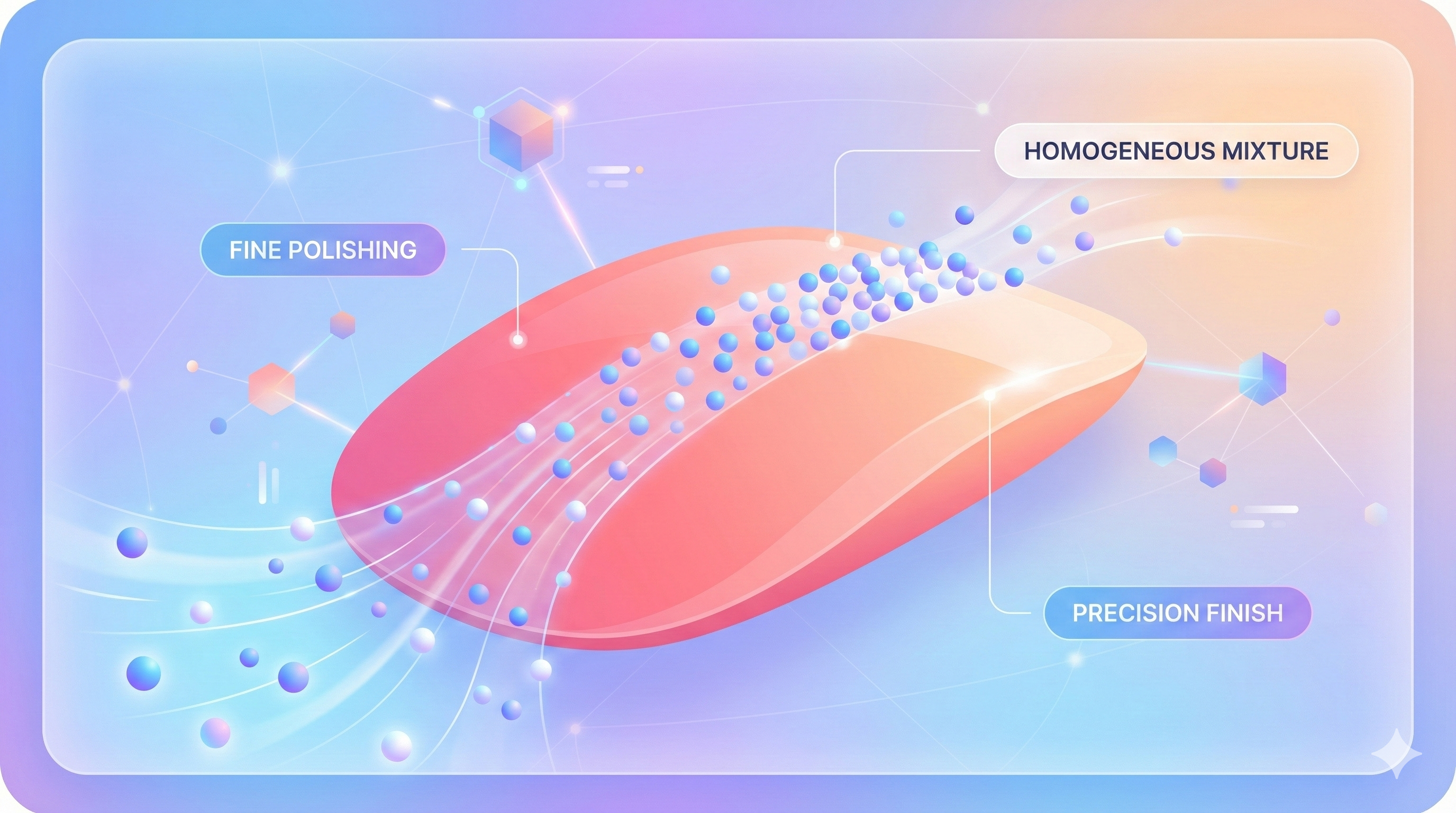 Polimento intermédio/fino, acabamento de precisão, preparação de amostras metalográficas, superfícies cerâmicas e ligas sensíveis.